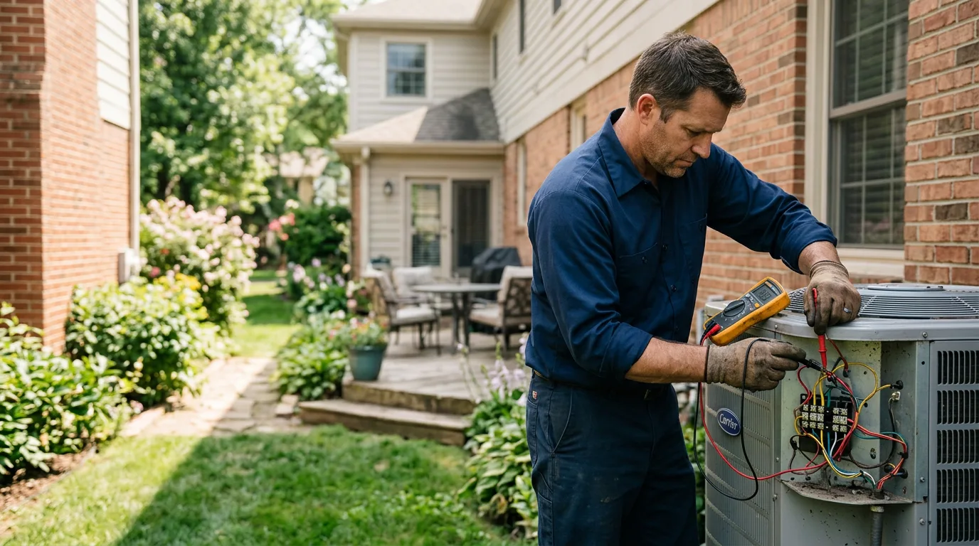 HVAC technician working near Brillion, WI